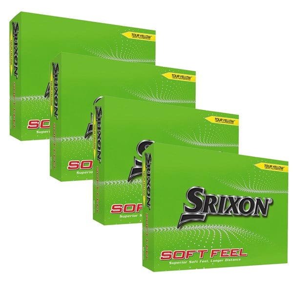 Srixon Soft Feel Golf Balls (48 Balls) - 4 For 3