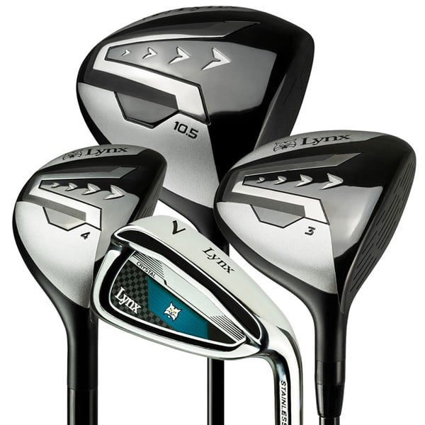 Lynx Ladies Crystal 9-Piece Golf Set (Graphite Shaft)