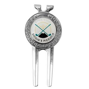 Laurel Pitchfork with Clip + Dome 3D Decal Logo - Personalised