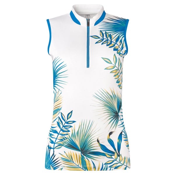 Tail Ladies Delta Sleeveless Golf Polo - Tuscany Placement