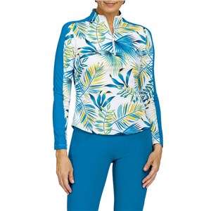 Tail Ladies Pierce Long Sleeve Golf Polo - Tuscany Palms