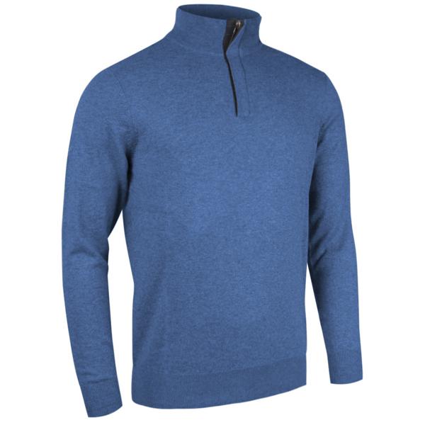 Glenmuir Mens George Cashmere Zip Neck Sweater