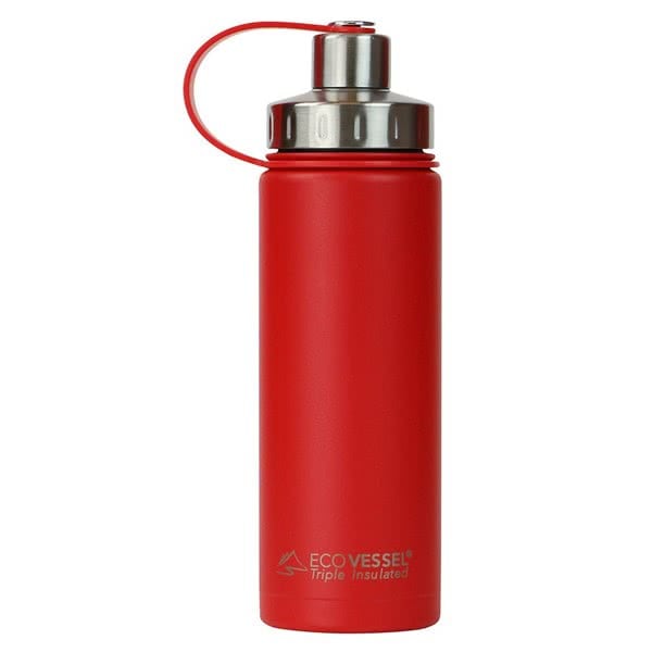 Ecovessel The Boulder Insulated Water Bottle with Strainer