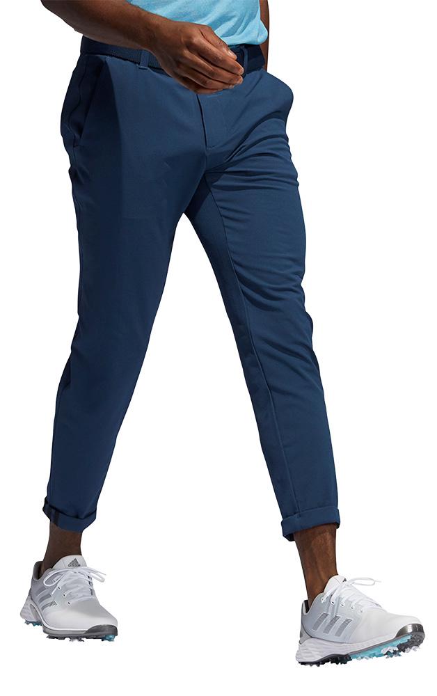 Adidas Pin Roll Golf Trousers Clutch Stretch Golf Pants Black