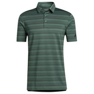 adidas Mens Heather Snap Polo Shirt