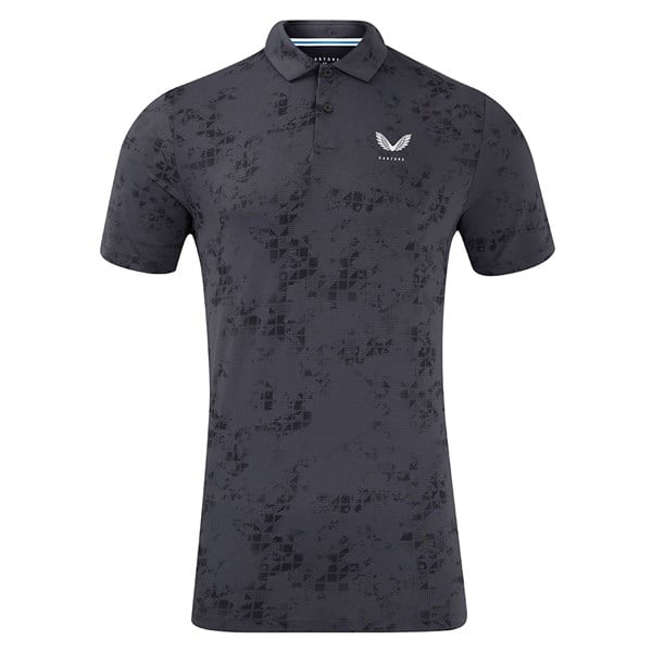 Castore Mens Club Geo Print Polo Shirt