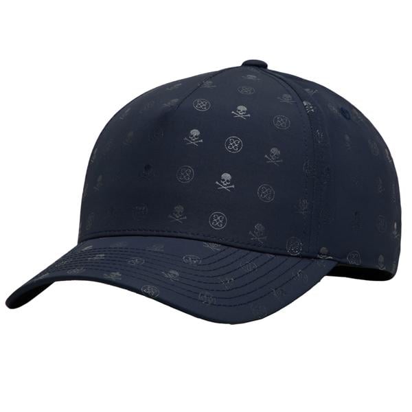 G/FORE Mens Skull & Tees All Over Low Profile Cap