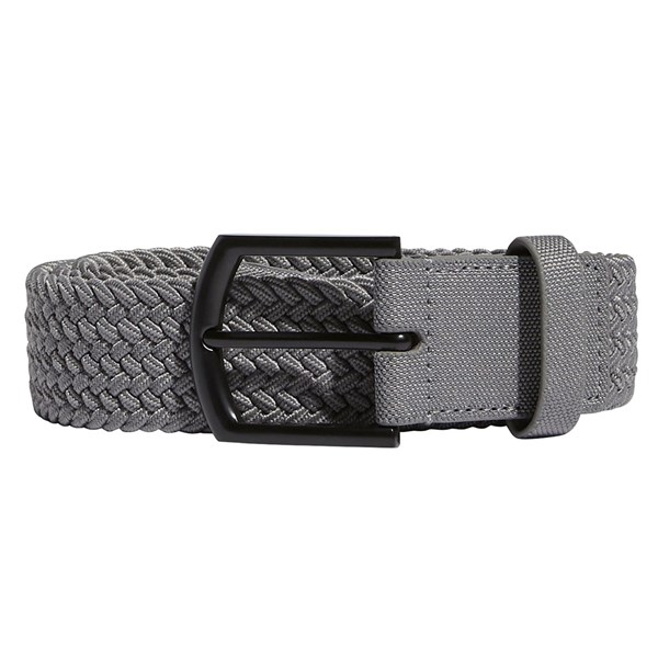 adidas Mens Braided Stretch Woven Braided Belt