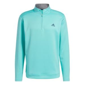 adidas Mens Club 1/4 Zip Pullover - Logo on Left Chest