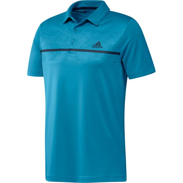 adidas Mens Chest Print Polo Shirt