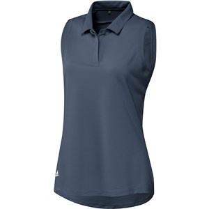 adidas Ladies Primeblue Sleeveless Polo Shirt