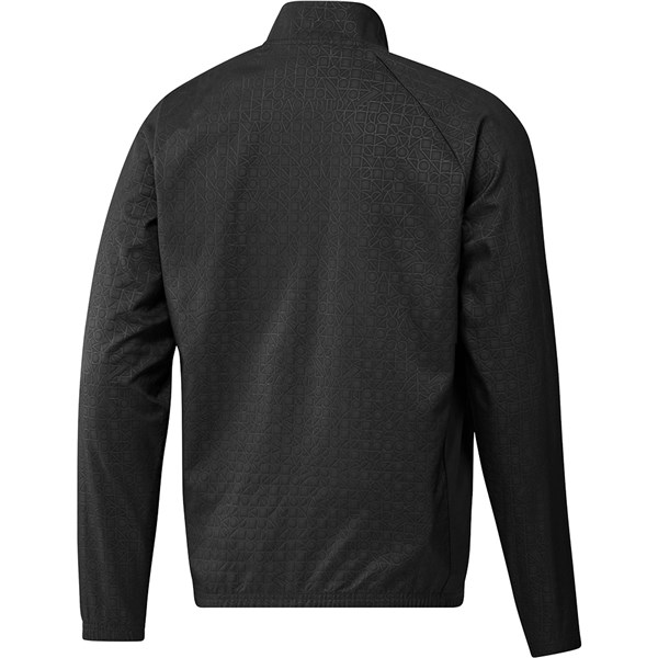 adidas Mens Deboss Primegreen Quarter Zip Pullover