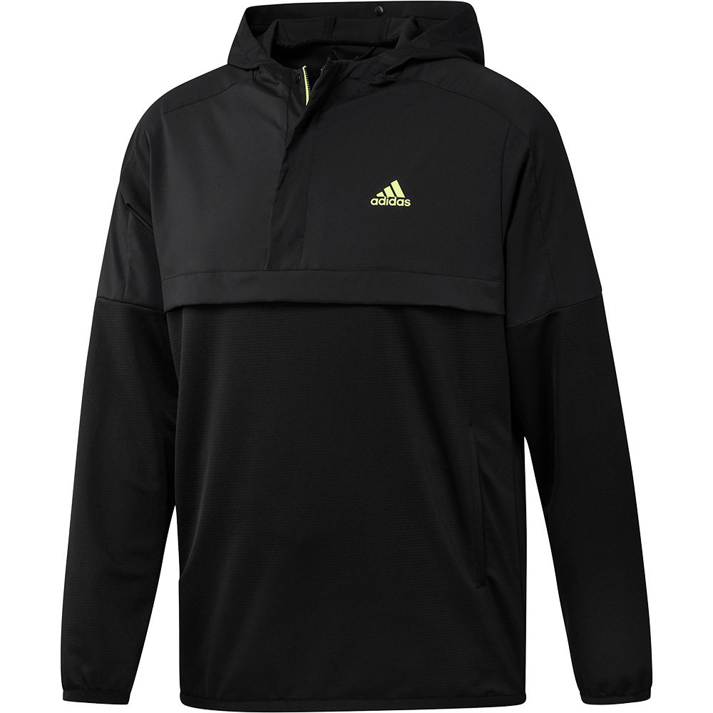 adidas Mens Anorak Primeblue Quarter Zip Pullover Hoodie Golfonline