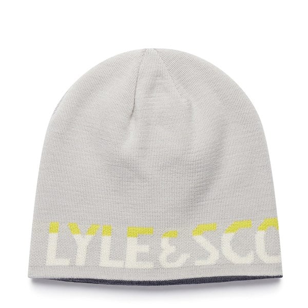 Lyle and Scott Reversible Branded Beanie