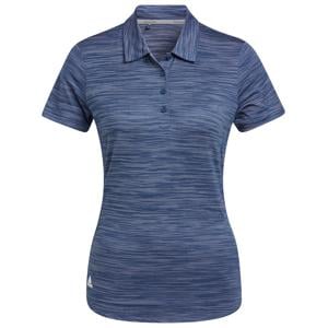 adidas Ladies Spacedye Short Sleeve Polo Shirt