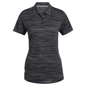 adidas Ladies Spacedye Short Sleeve Polo Shirt