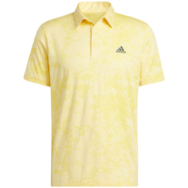 adidas Mens Jacquard Polo Shirt