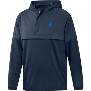 adidas Mens Anorak Primeblue Quarter Zip Pullover Hoodie