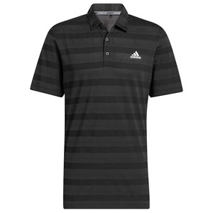 adidas Mens Two Colour Stripe Primegreen Polo Shirt