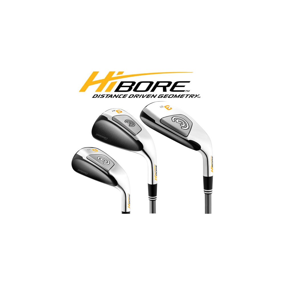 CLEVELAND HiBore 7-9 hybrid irons R shaft. Good outlet solid condition! See pics