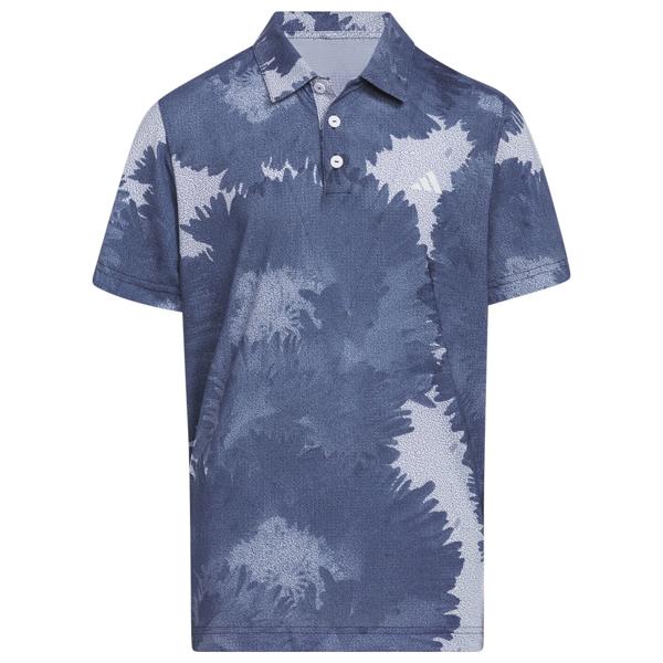 adidas Boys Flower Mesh Polo Shirt