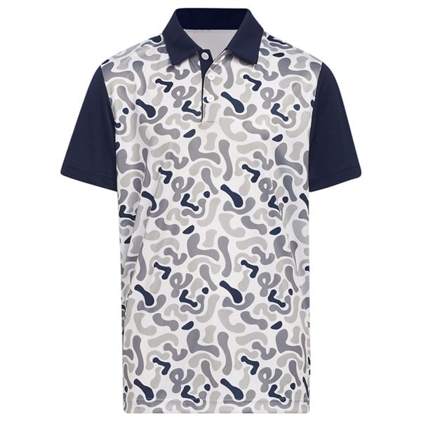 adidas Boys Camo Printed Polo Shirt