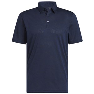 adidas Mens Textured Jacquard Polo Shirt