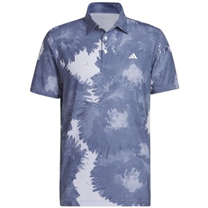 adidas Mens Flower Mesh Polo Shirt