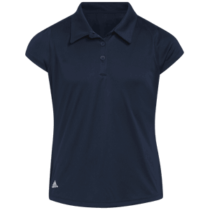 adidas Girls Performance Short Sleeve Polo Shirt