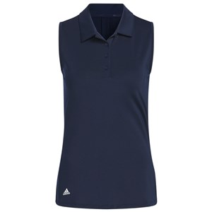 adidas Ladies Ultimate 365 Solid Sleeveless Polo Shirt