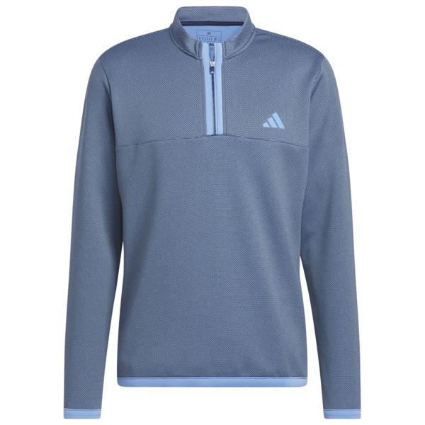 adidas Mens Microdot 1/4 Zip Pullover Top