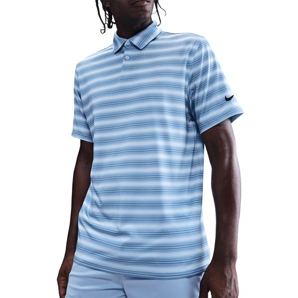 Nike Mens Dri-Fit Velocity Stripe Short Sleeve Polo Shirt