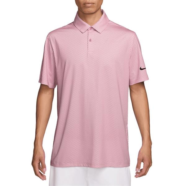 Nike Mens Dri-Fit Velocity Floral Short Sleeve Polo Shirt