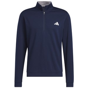 adidas Mens Elevated Quarter Zip Pullover Top