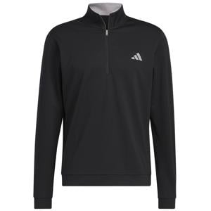 adidas Mens Elevated Quarter Zip Pullover Top