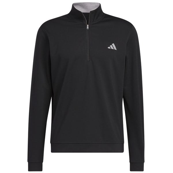 adidas Mens Elevated Quarter Zip Pullover Top