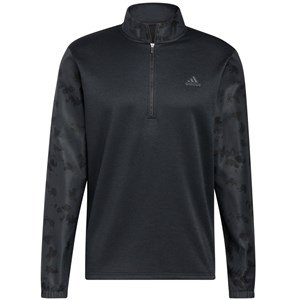 adidas Mens Splatter Print Quarter Zip Pullover