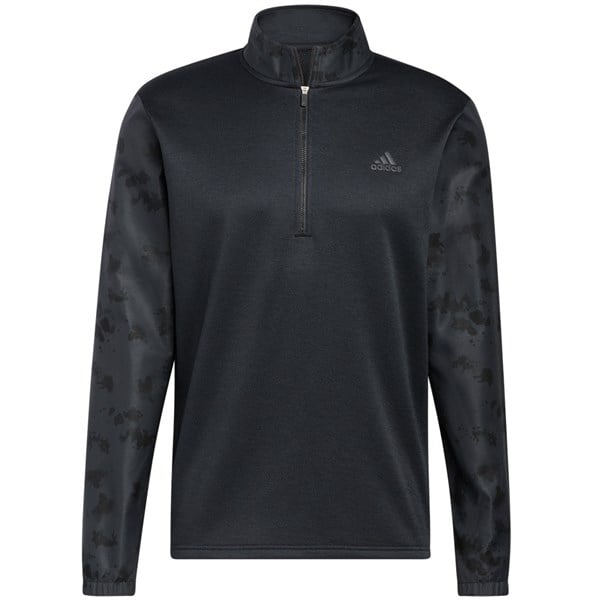 adidas Mens Splatter Print Quarter Zip Pullover