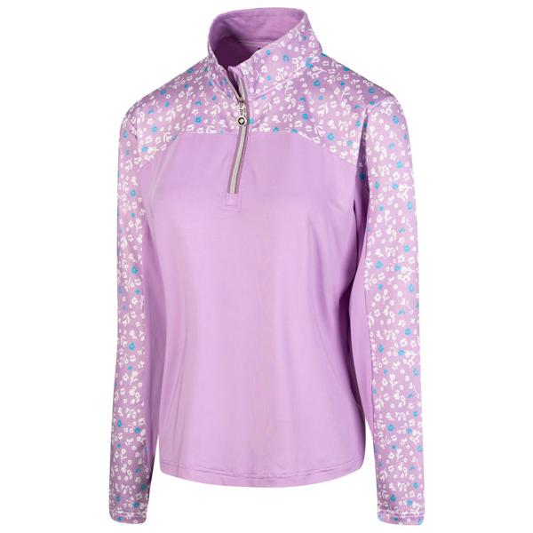 Island Green Ladies Printed Top Layer Pullover