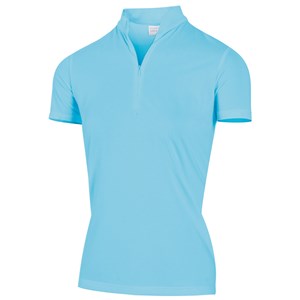 Island Green Ladies Mandarin Collar Polo Shirt