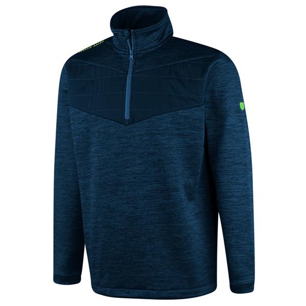 Island Green Mens Top Layer With Padded Yoke Pullover