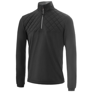 Island Green Mens Lined Diamond-Stitch Pullover