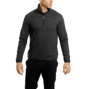 Island Green Mens Tonal Print 1/4 Zip Pullover - Sale