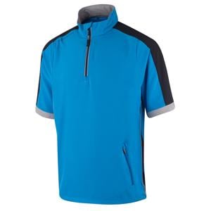 Island Green Mens Short Sleeve Ultra Lite Windstopper Pullover