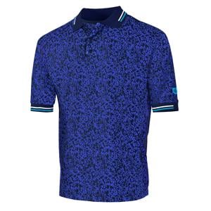 Island Green Mens Wild Print Polo Shirt