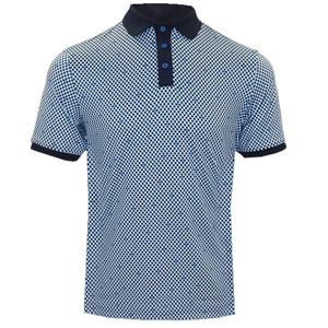 Island Green Mens All Over Dot Print Polo Shirt