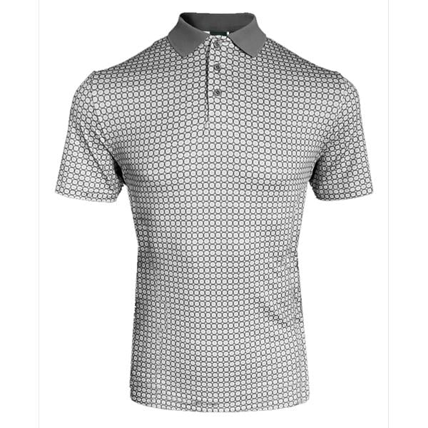 Island Green Mens All Over Chain Print Polo Shirt