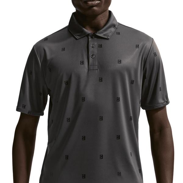 Nike Mens Drit-Fit Par 5 Icon Stack Print Polo Shirt