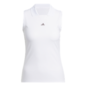 adidas Ladies Ultimate365 Twistknit Sleeveless Polo Shirt