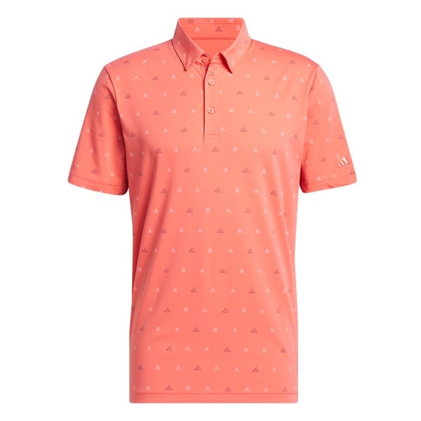 adidas Mens Go-To Print Polo Shirt